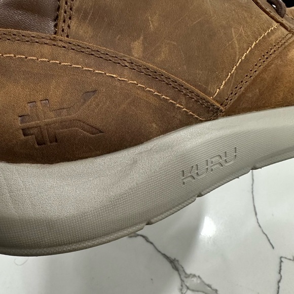 KURU Quest Brown Leather Hiking Boots Men's 11.5 Plantar Fasciitis Support - Picture 8 of 13